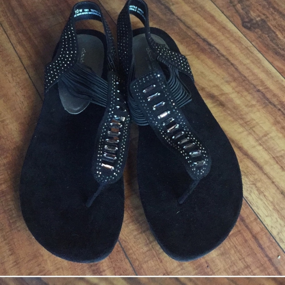 COPY - Cloud Walkers size 10W black with rhinestones New
